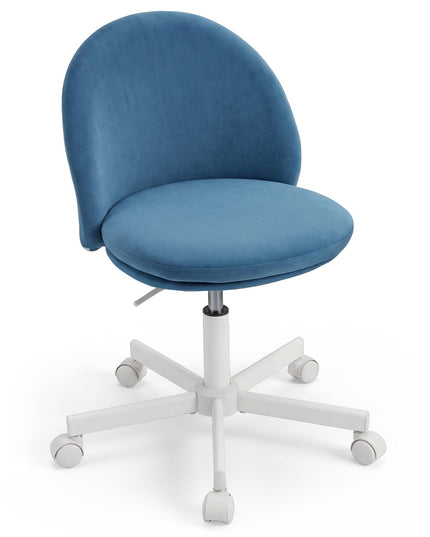 GIANTEX Small Office Chair | Ergonomic Vanity Chair with Low Back (1/2)