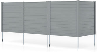 48''W x 48''H - 4 Panels / Gray