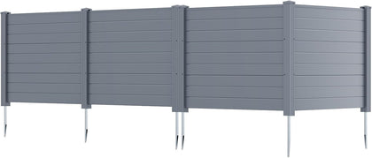 48''W x 36''H / Gray / 4 Panels
