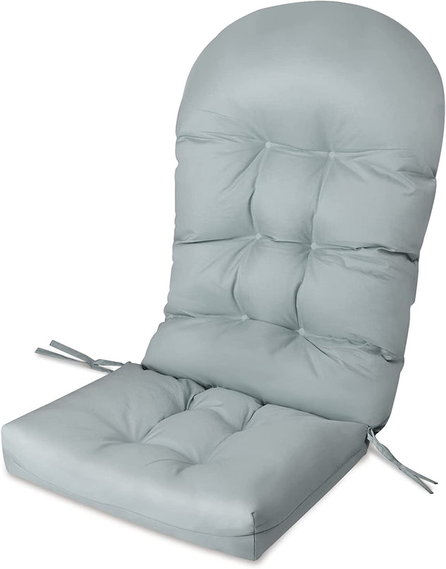 Giantex Patio Adirondack Chair Cushion - 49"x 23"High Back Rocking Chair Cushion w/Fixing Straps, Durable & Fade Resistant