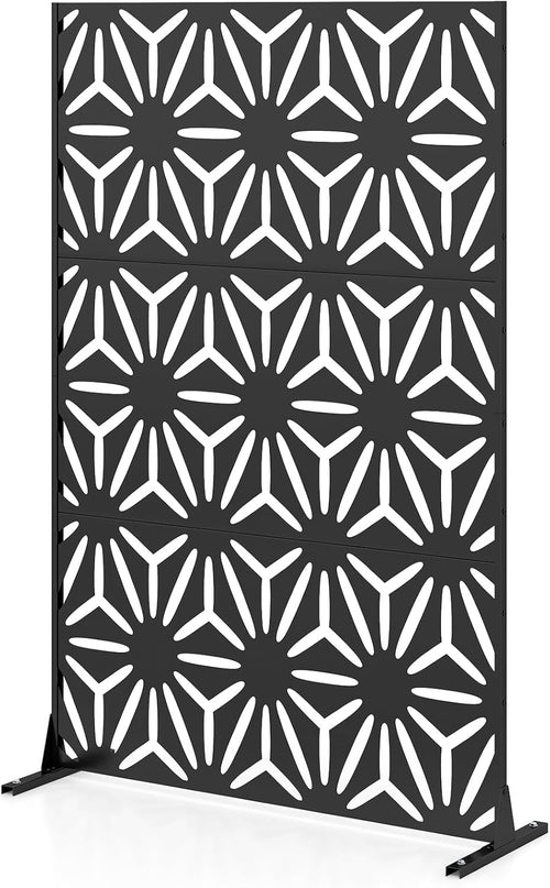 Giantex Metal Privacy Screen 72" H x 48" W for Garden