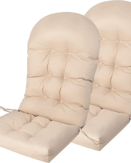 Giantex Patio Adirondack Chair Cushion - 49"x 23"High Back Rocking Chair Cushion w/Fixing Straps, Durable & Fade Resistant