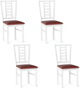 2 / Blanc+rouge foncé