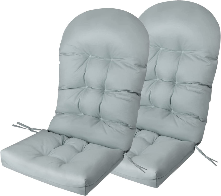 Giantex Patio Adirondack Chair Cushion - 49"x 23"High Back Rocking Chair Cushion w/Fixing Straps, Durable & Fade Resistant