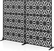 2 / Black Starburst Pattern