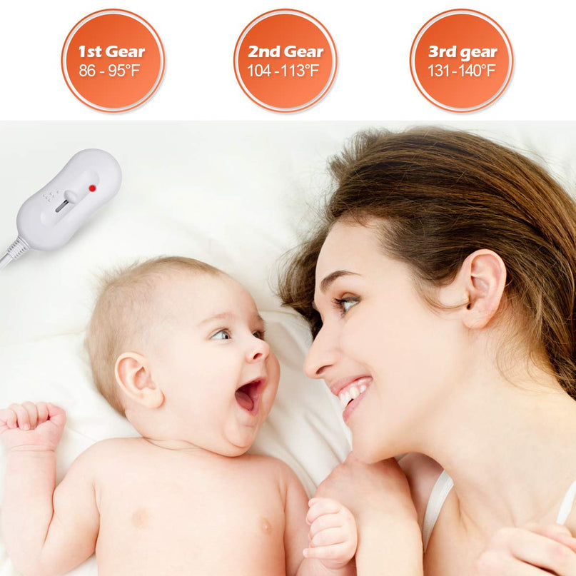 Giantex Standard Massage Table Warmer, Spa Table Heating Pad with Three Heat Settings