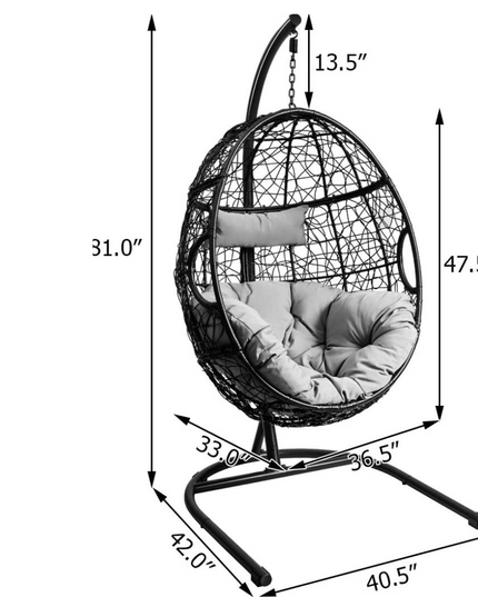 Hanging Egg Chair - Giantex