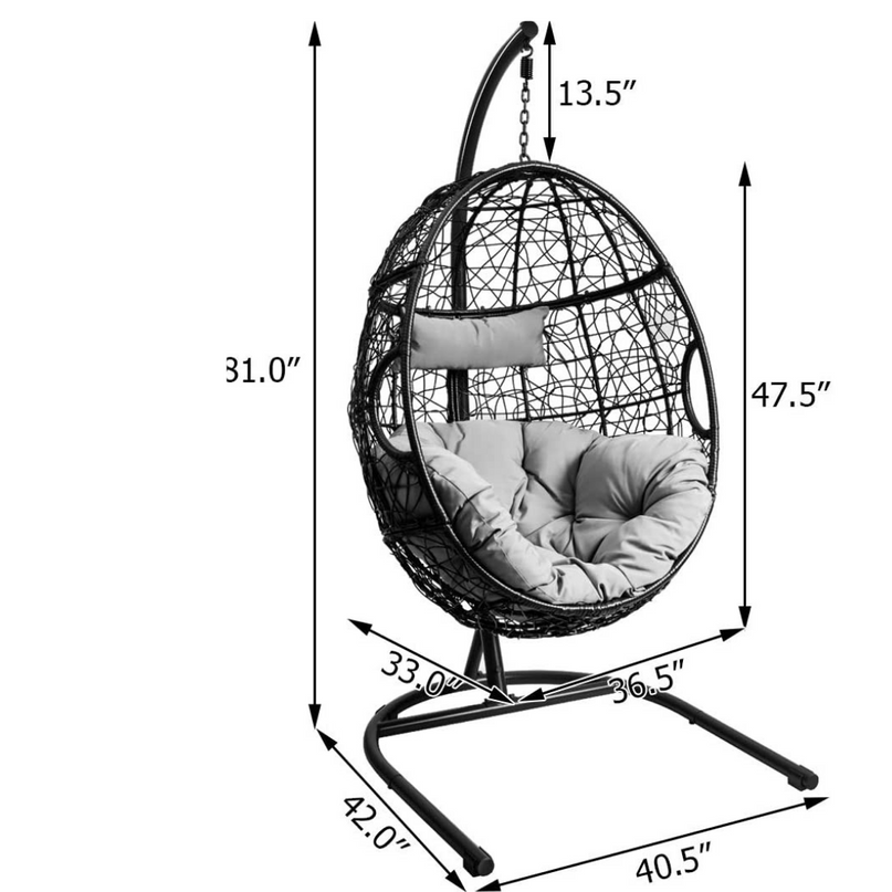 Hanging Egg Chair - Giantex
