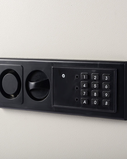 Giantex Electronic Wall Hidden Safe Security Box,.83 CF Built-In Wall Electronic Flat Security Safety Cabinet