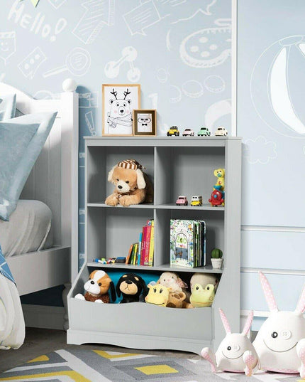 3 Shelf 4 Cube Units, Storage Bins Cubbies for Kids????? Collections - Giantexus