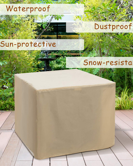 Giantex Gas Fire Pit Table, 30 Inch 50,000 BTU Auto-Ignition Propane Fire Pit (Brown)
