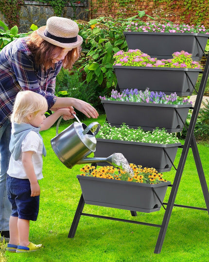 Vertical Raised Garden Bed, Elevated Planter Raised Beds with Water Drainage