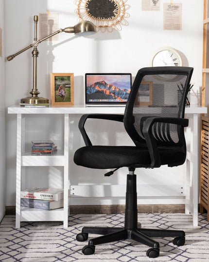 Mesh Office Chair, Mid Back Computer Desk Chair, Ergonomic Executive Chair