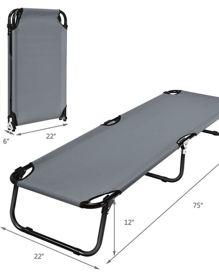 Giantex  Light Weight Camping Bed for Camp Office Sleepover