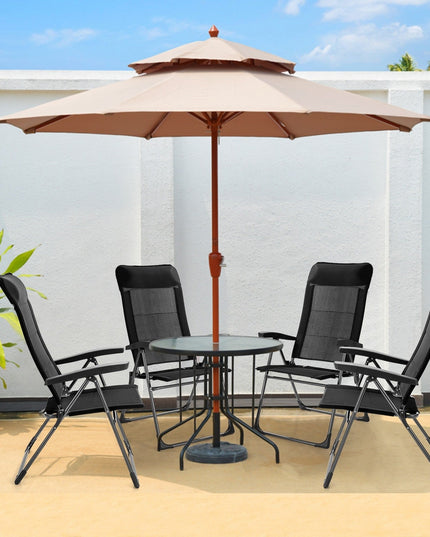 Giantex Patio Dining Chairs, Folding Patio Chairs