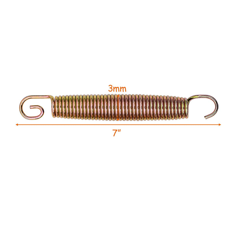 Giantex 7'' Heavy-Duty Galvanized Trampoline Springs