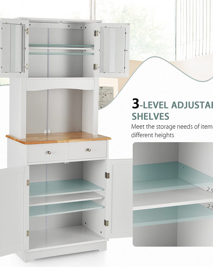 Giantex Buffet Sideboard, Kitchen Cabinet with Hutch