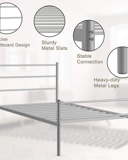 Giantex Platform Bed with Headboard and Footboard