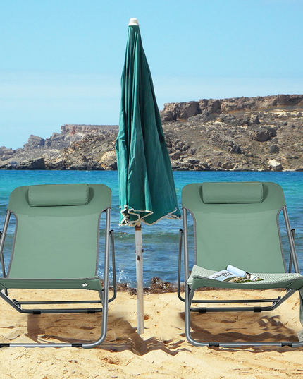 Giantex Beach Chair for Adults Camping Chair Set