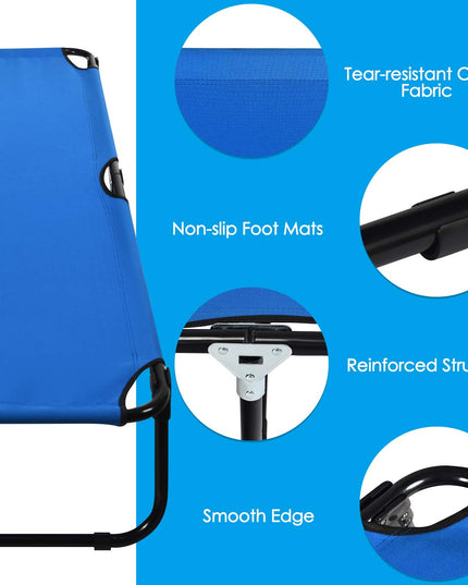 Giantex  Light Weight Camping Bed for Camp Office Sleepover