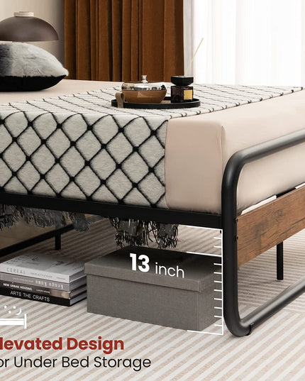 Full Size Metal Bed Frame, Platform Bed - Giantex