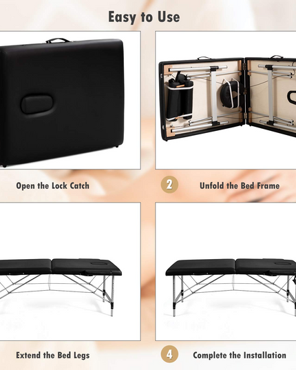 Giantex 84" Massage Table Professional Portable Massage Bed
