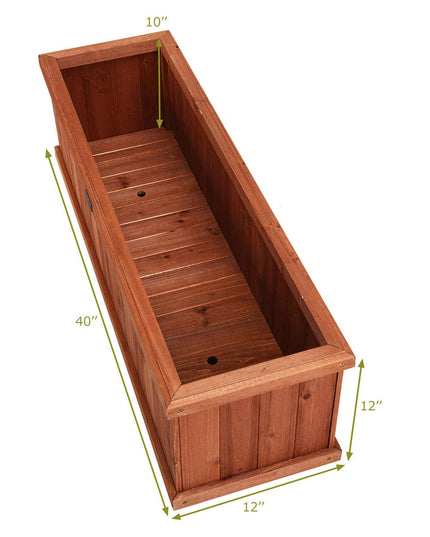 Raised Garden Flower or Vegetable Planter - Giantex