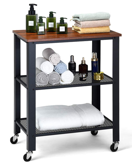 Giantex 3-Tier Microwave Cart Wooden