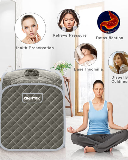 Steam Sauna Portable Therapeutic Sauna 3L Blast-Proof Remote Control