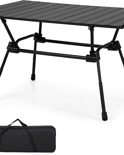 Giantex Folding Camping Table, Heavy-Duty Outdoor Folding Table w/Carry Bag