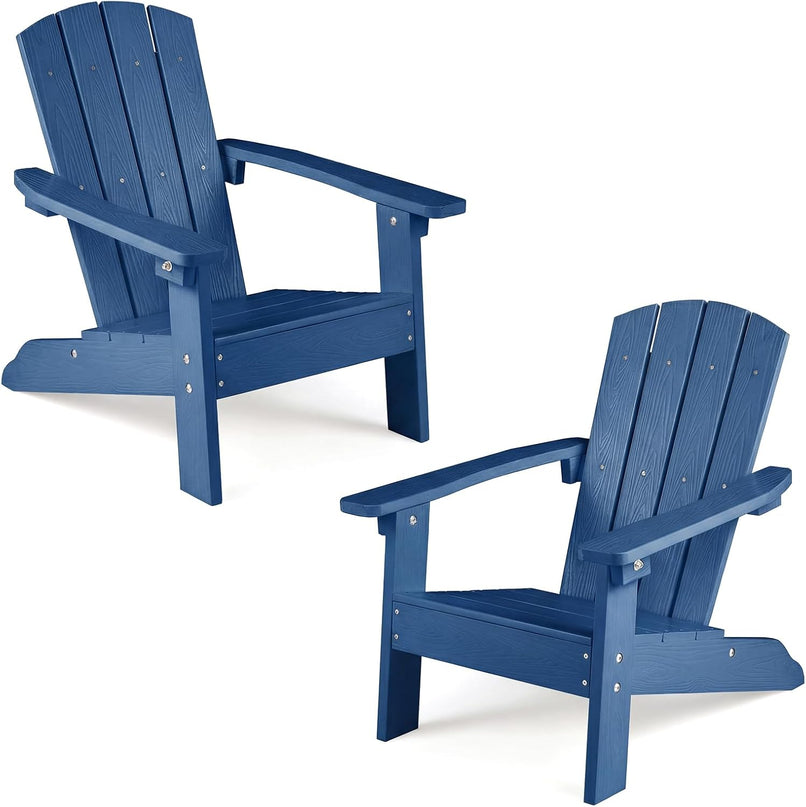 Giantex HIPS Kids Adirondack Chair - All-Weather Lawn Toddler Chair with Ergonomic Design