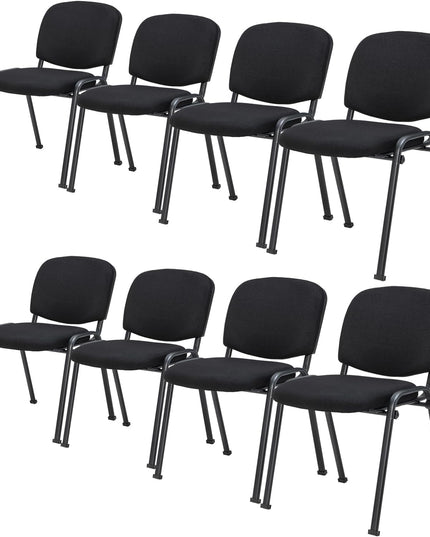 Giantex 5-Pack / 10-Pack Conference Chair Set - Stackable Guest Chair with Metal Frame