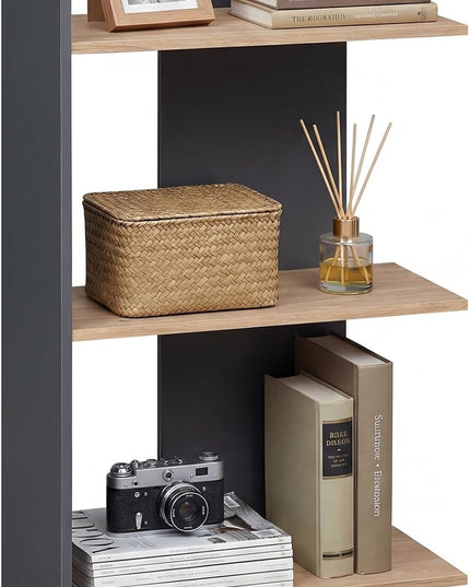 Étagère de rangement ouverte en bois à 3 niveaux Giantex avec kit anti-basculement
