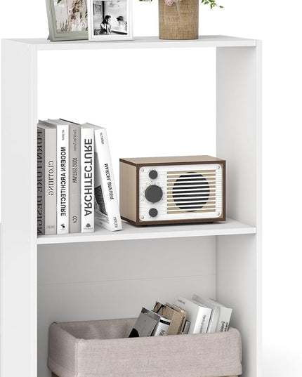 Giantex 3-Tier 2-Cube Bookcase w/Open Storage Compartment (1/2)