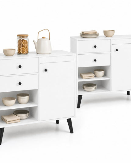 GIANTEX 31" Wooden Buffet Cabinet with Storage (1/2)