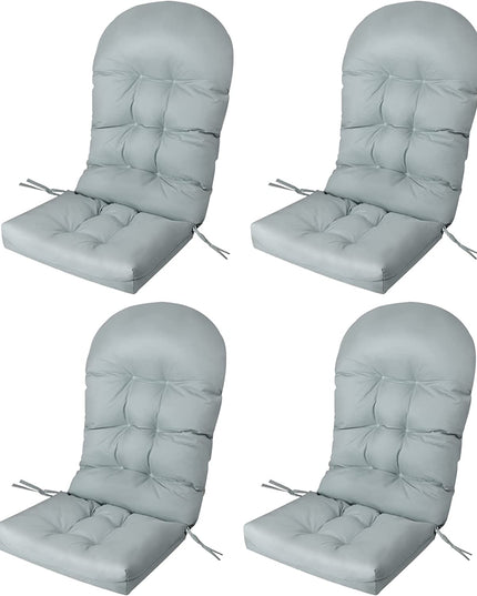 Giantex Patio Adirondack Chair Cushion - 49"x 23"High Back Rocking Chair Cushion w/Fixing Straps, Durable & Fade Resistant