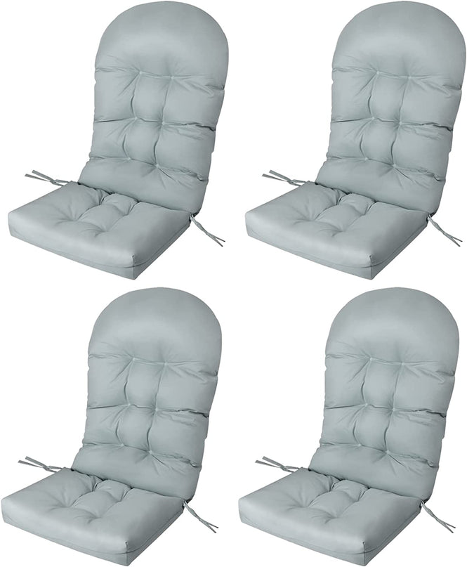 Giantex Patio Adirondack Chair Cushion - 49"x 23"High Back Rocking Chair Cushion w/Fixing Straps, Durable & Fade Resistant