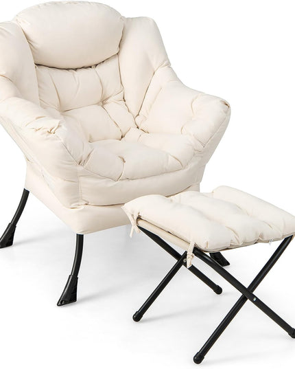 Modern Lazy Chair, Accent Contemporary Lounge Chair - Giantex
