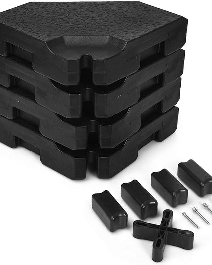 4PCS 350 lbs Offset Patio Umbrella Base - Giantexus