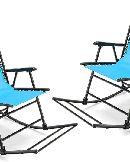 Giantex Rocking Camping Chair Folding - Outdoor Rocker Camping Chair