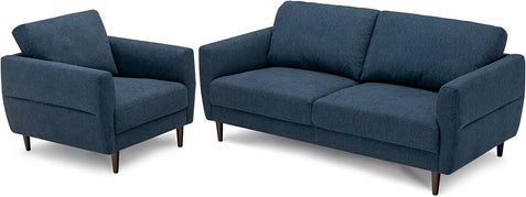 Loveseat & Armchair / Blue