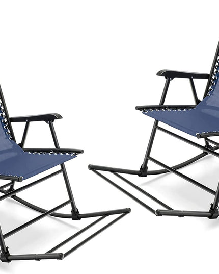 Giantex Rocking Camping Chair Folding - Outdoor Rocker Camping Chair