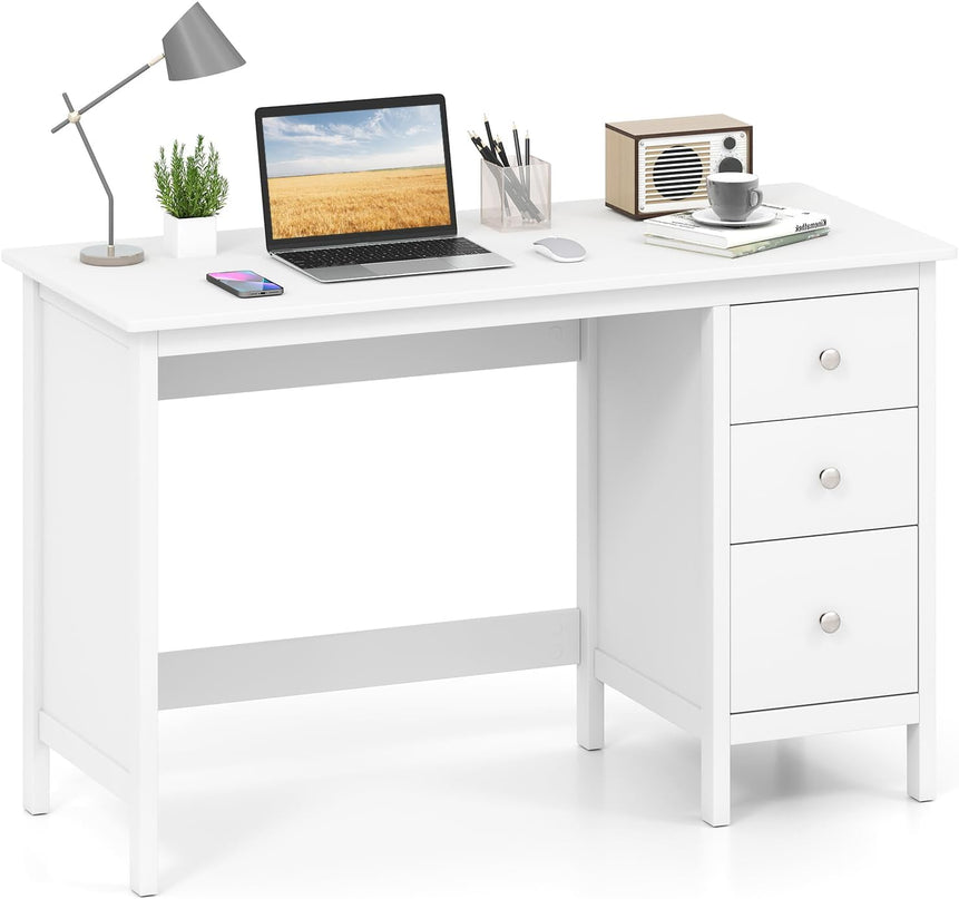 Giantex Computer Desk with 3 Storage Drawers