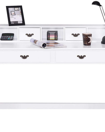 Writing Desk with 4 Drawer Computer Study Table