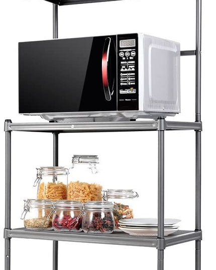 4-Tier Kitchen Microwave Storage Rack Oven Stand