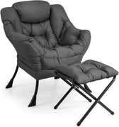 Grey / Lazy Chair+Ottoman