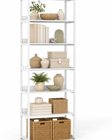 Giantex Desktop Bookshelf, 3-Tier Desk Hutch Dorm with Open Shelves