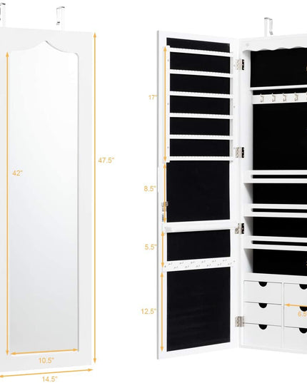 Large Capacity Jewelry Organizer Storage Jewelry Box with Drawers