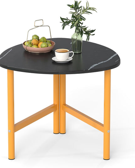 Giantex Triangle End Table | Small Coffee Table for Small Space Living Room
