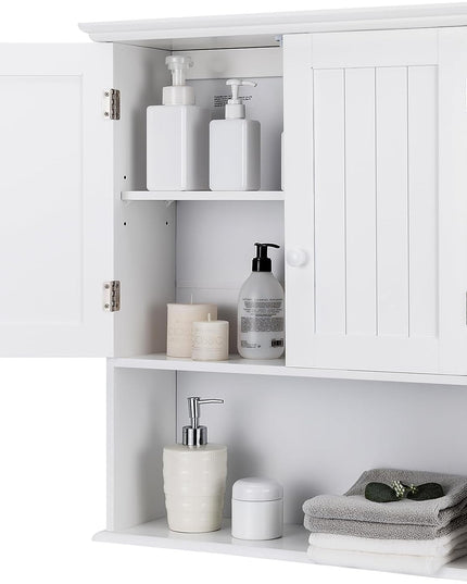 Giantex Bathroom Wall Mounted Cabinet - Storage Cabinet w/Adjustable Shelf